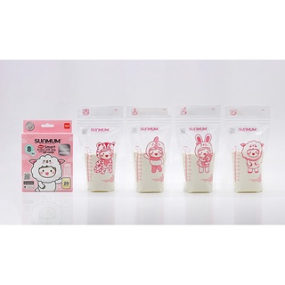 Túi trữ sữa Sunmum chính hãng an toàn tiện lợi với dung tích 250ml và 100ml