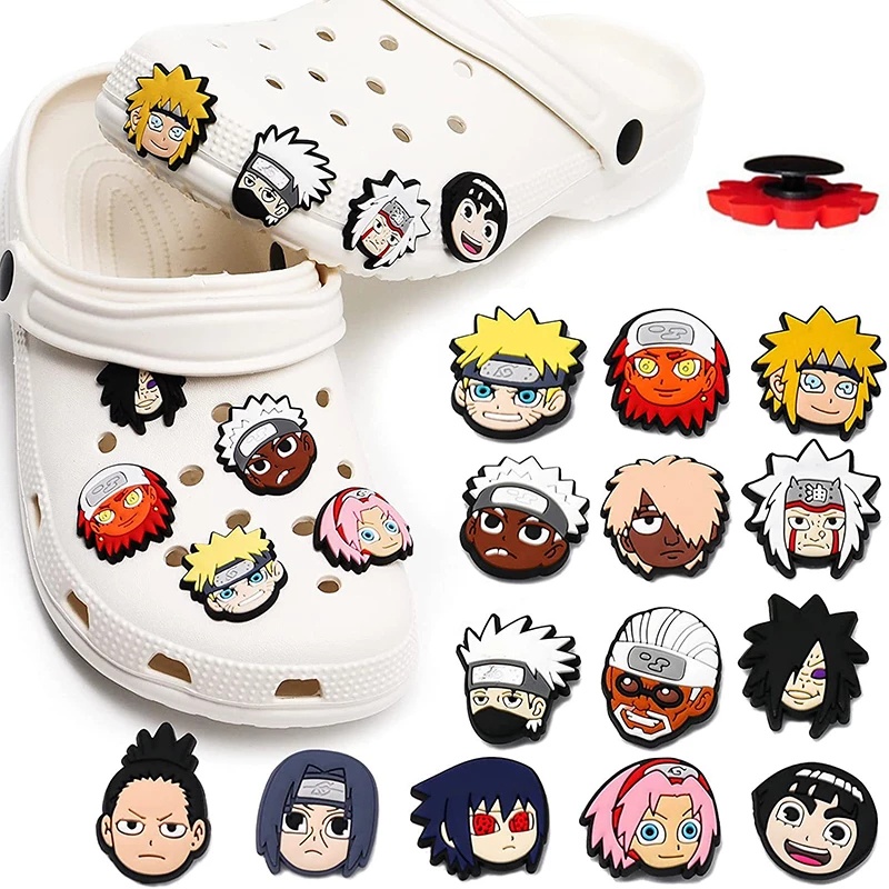 Phụ Kiện Trang Trí Giày Hình Nhân Vật Kakashi Jibitz Hoạt Hình Naruto