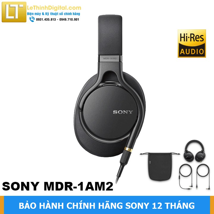 Tai nghe Hires Sony MDR-1AM2 | Hãng phân phối | Bảo hành chính hãng 12 tháng toàn quốc