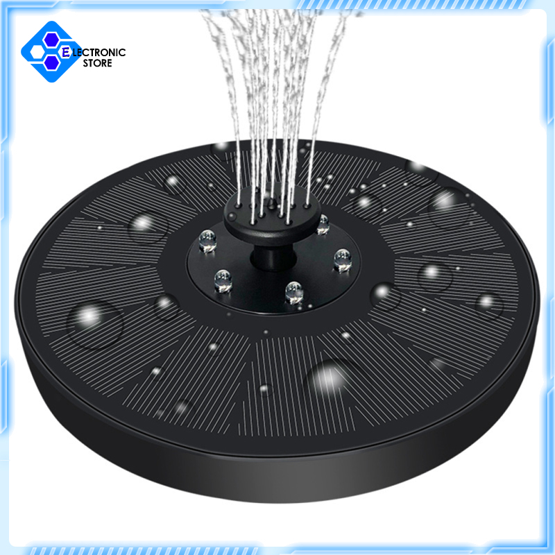 [Electronic store]Floating Solar Panel Fountain Water Pump Bird Bath With 3 Nozzle Spray Pumps