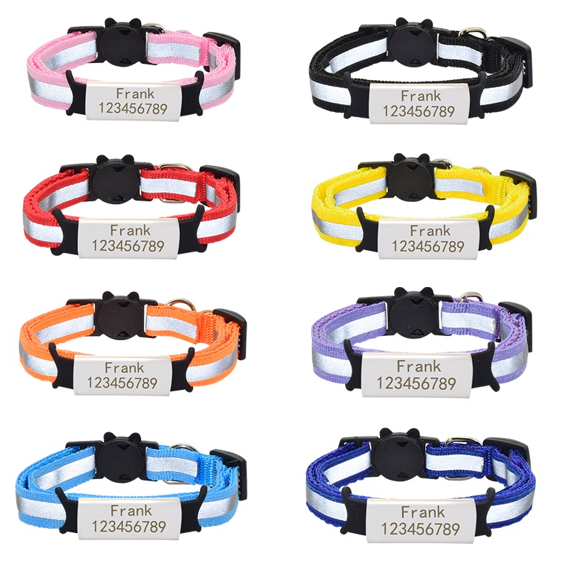 Vòng Đeo Cổ Bằng Nylon Hình Chuông Cho Mèo Cưng 27 Ngăn