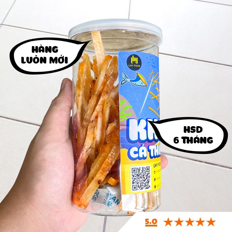 Khô cá thiều que🍟FREESHIP🍟 200g đồ ăn vặt Hà Nội vừa ngon vừa rẻ LhyFood