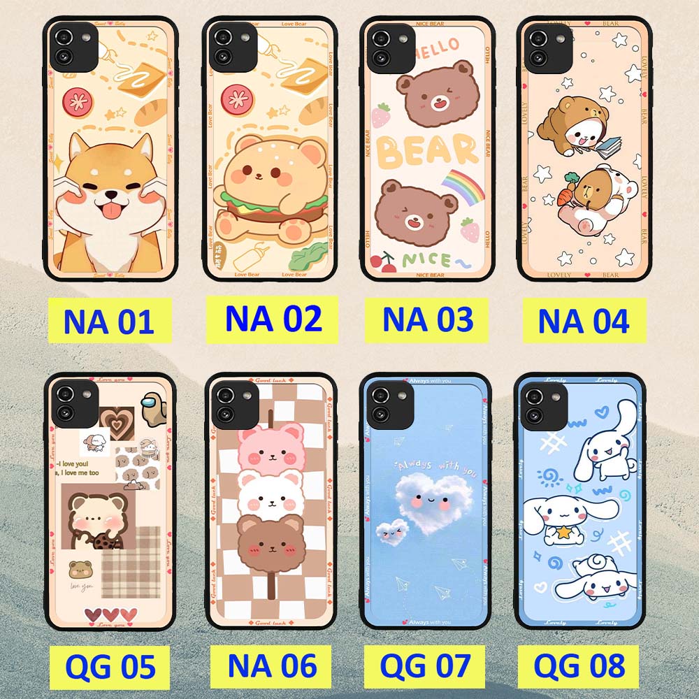 Ốp lưng Samsung A03 / A04 in hình họa tiết động vật cute đáng yêu