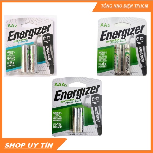 PIN SẠC AA, AAA ENERGIZER 2300mah, 2000mah, 700mah (CHÍNH HÃNG).