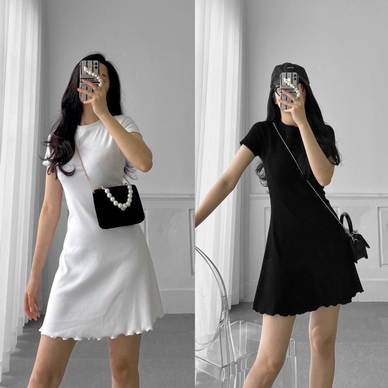 BASIC DRESS - ĐẦM THUN GÂN FORM XOÈ CỰC ĐẸP | BigBuy360 - bigbuy360.vn