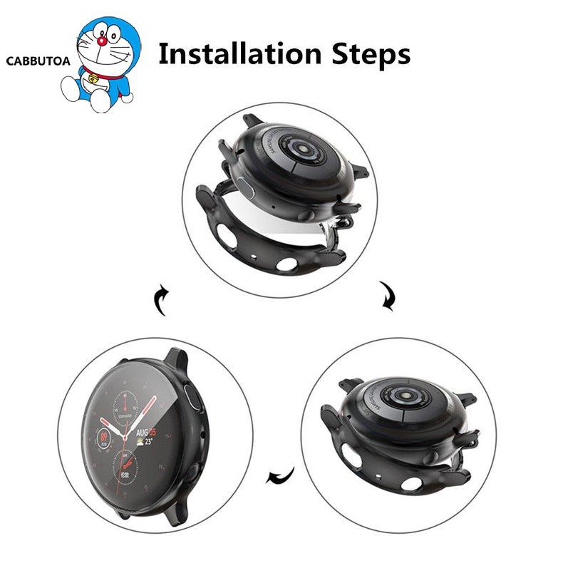 Ốp Bảo Vệ Mặt Đồng Hồ Thông Minh Bằng Tpu Kích Thước 44mm Cho Samsung Galaxy Watch Active 2