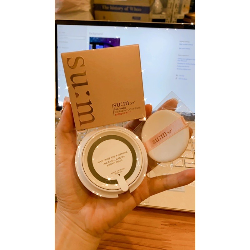 Cushion chống nắng Sum37 sun-away cooling sun cc ex (lõi)