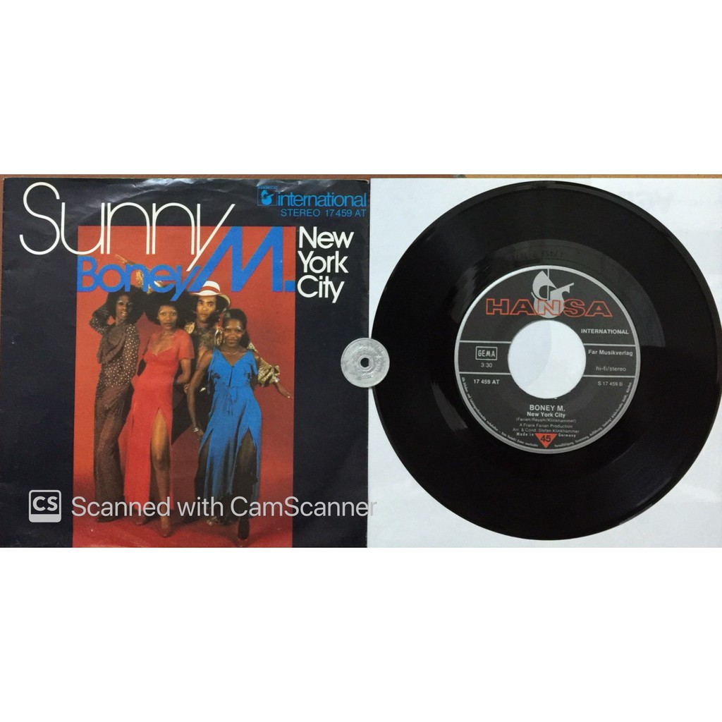 stereomate - Single Vinyl - 7 inch 45RPM: Boney M - Sunny / New York City