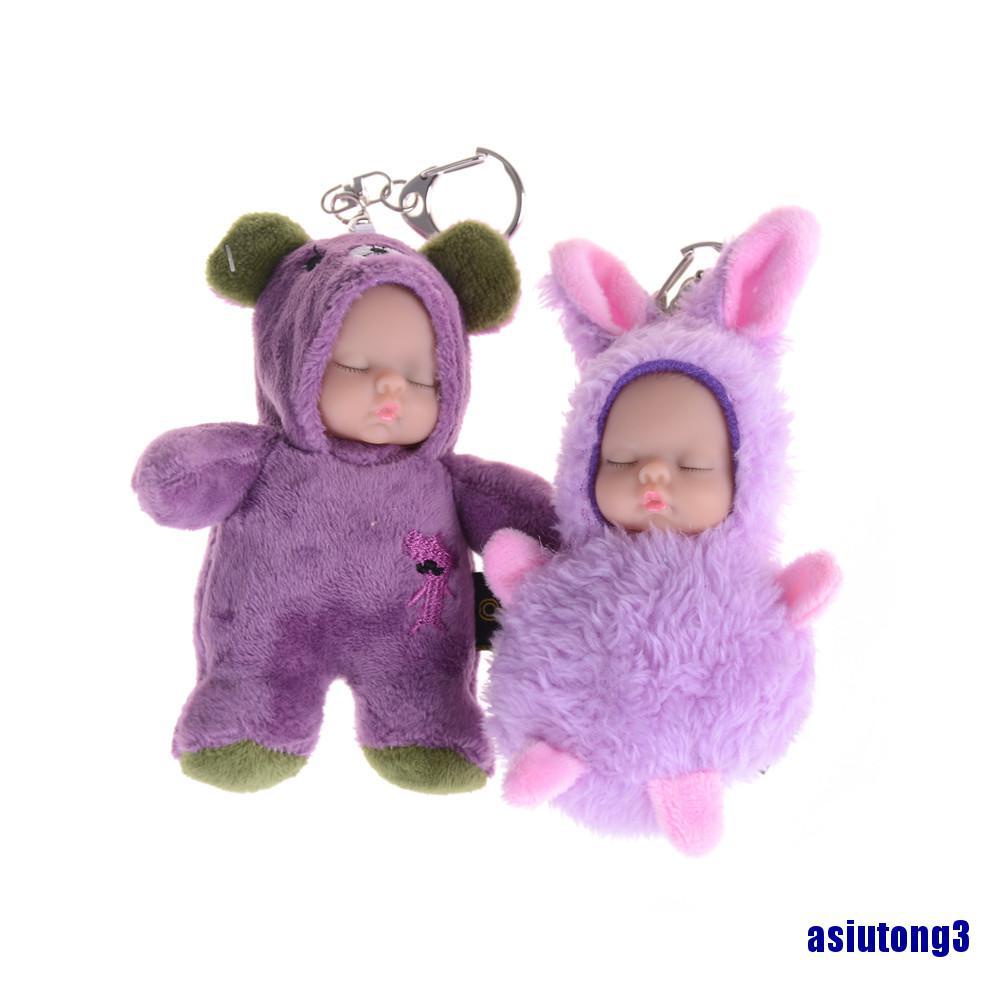 Bộ 3 Móc Khóa Búp Bê Em Bé Dễ Thương