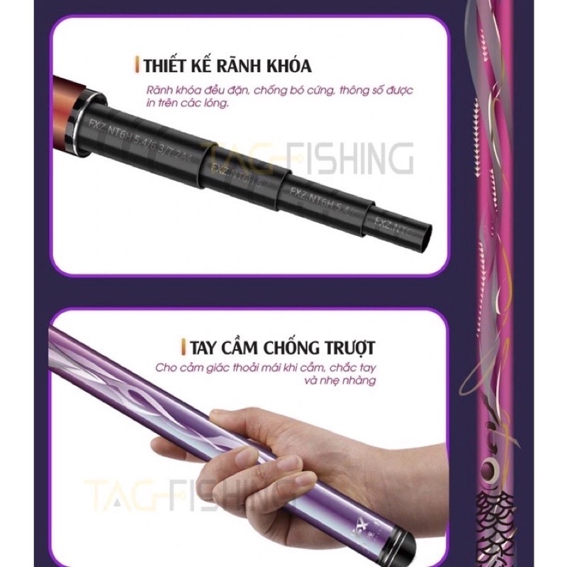 Cần Câu Đài Gama FX Khải Hoàn 6H 19i - Chính Hãng