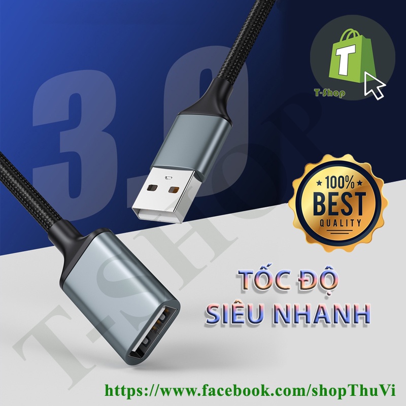Cáp Nối Dài USB 3.0 Cao Cấp Chính Hãng