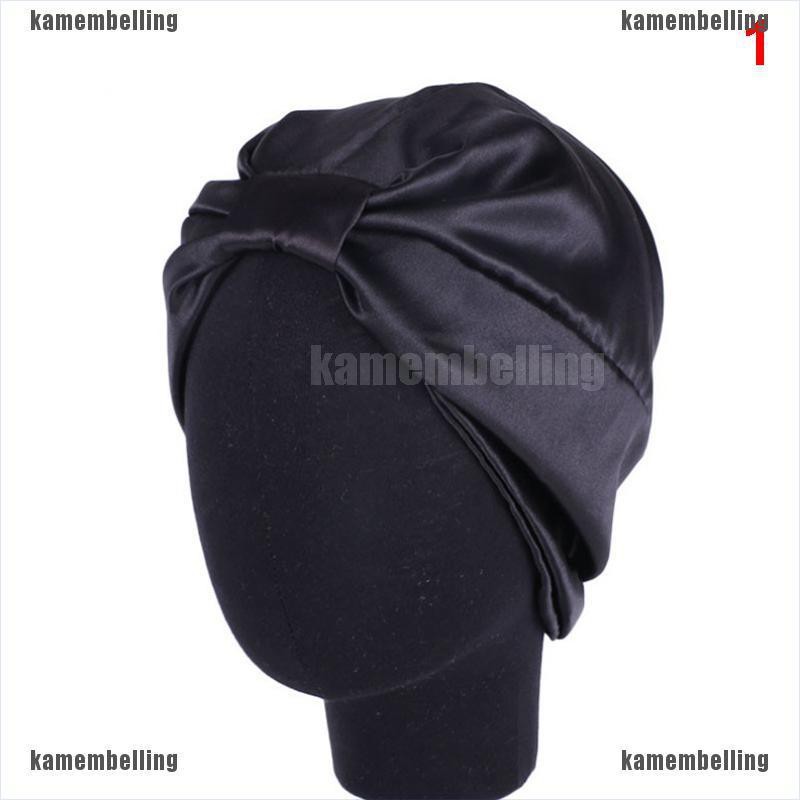 Mũ Trùm Đầu Bằng Lụa Co Giãn Chăm Sóc Tóc Khi Ngủ Dành Cho Nữ