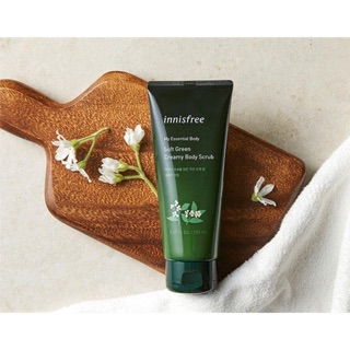 🤩 TẨY TẾ BÀO CHẾT CƠ THỂ INNISFREE MY ESENTIAL BODY SOFT GREEN CREAMY BODY SCRUB