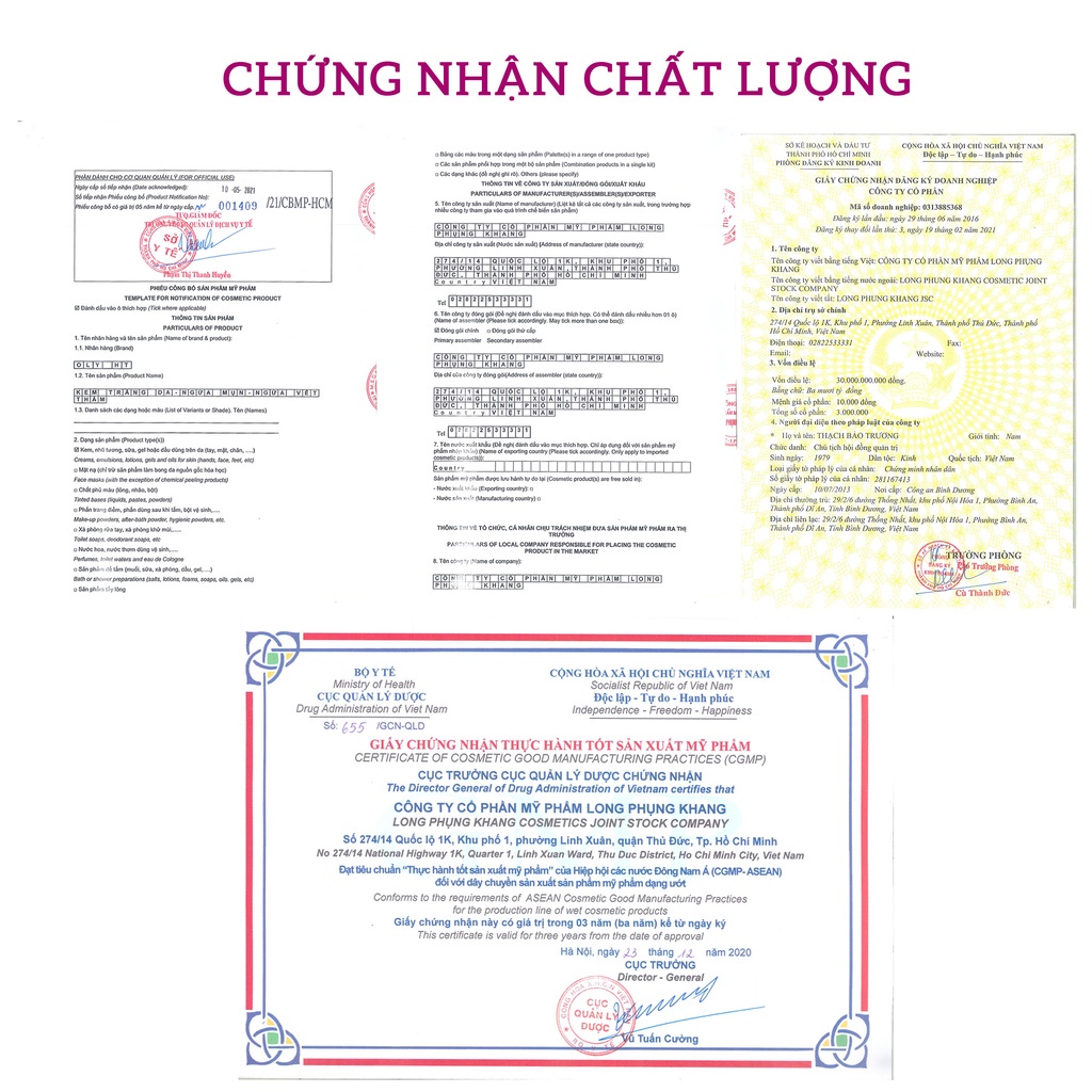 Kem ngừa mụn - Trắng da - Ngừa vết thâm MyLove chính hãng Long Phụng Khang