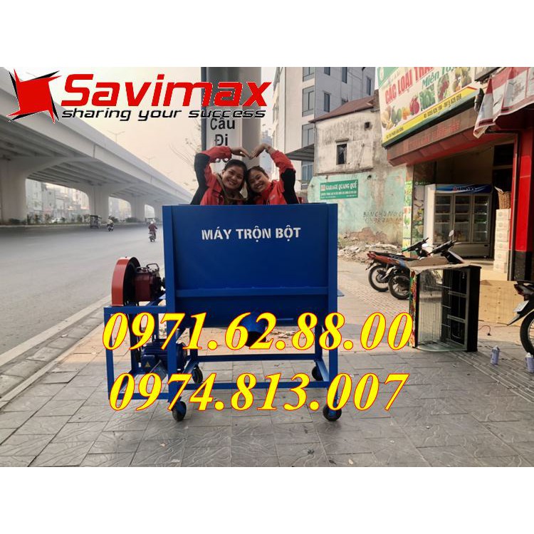 Máy trộn giá thể, máy trộn nguyên liệu motor dây đồng 3 pha