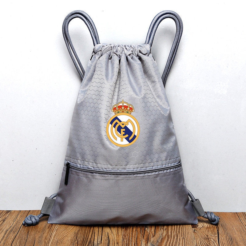 Ba Lô Dây Rút Chống Thấm Nước Sức Chứa Lớn Dùng Đựng Bóng Đá/ Bóng Đá Real Madrid