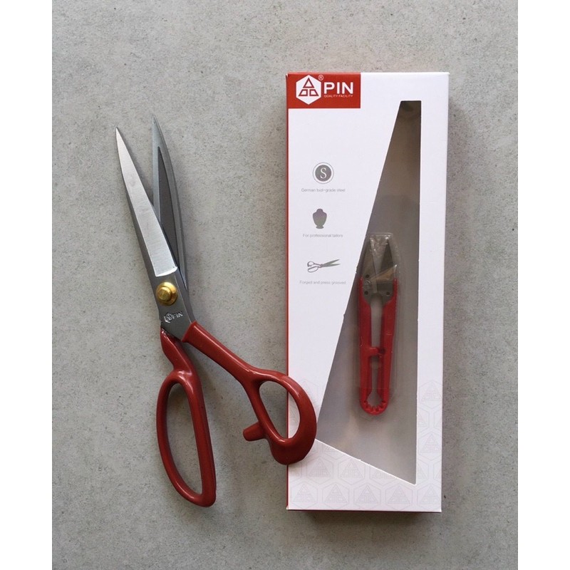 Kéo cắt vải hiệu Pin ( tặng kèm kéo bấm)