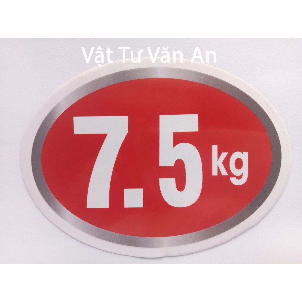 TEM SỐ KG DÁN MÁY GIẶT CÁC HÃNG sẵn keo tự dính - Các hãng Panasonic. Sanyo Aqua Toshiba. Samsung Sharp Hitachi. LG