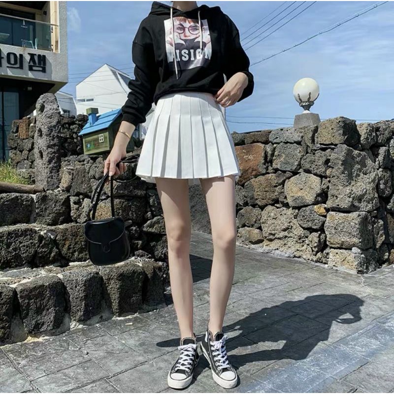 Chân váy xếp ly tennis  full màu siêu xinh