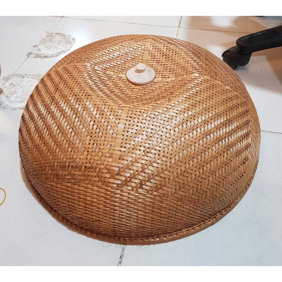 Lồng bàn mây tre đan hoa thị, LỒng bàn trang trí bằng tre, có nhiều màu