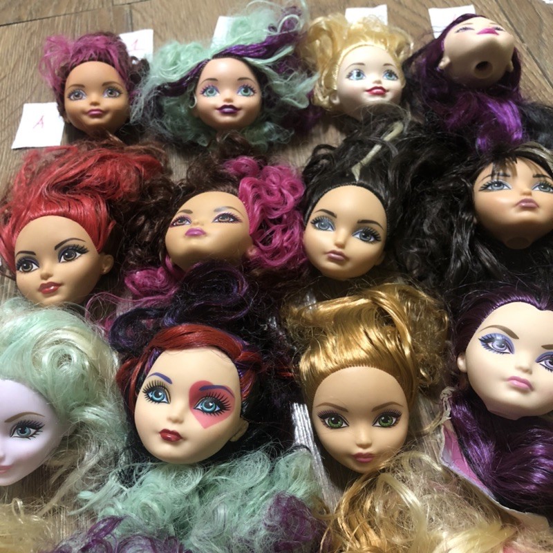 B8B- Đầu head búp bê ever after high
