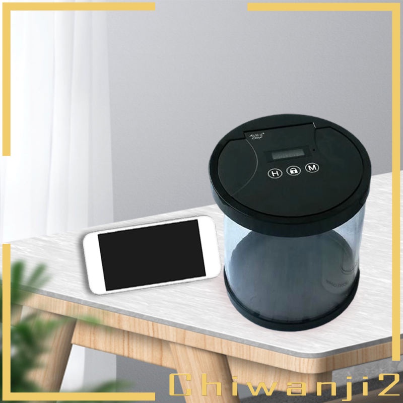 [Chiwanji2] 1 Hộp Đựng Đồ Ăn Vặt Đa Năng Có Khóa Thời Gian