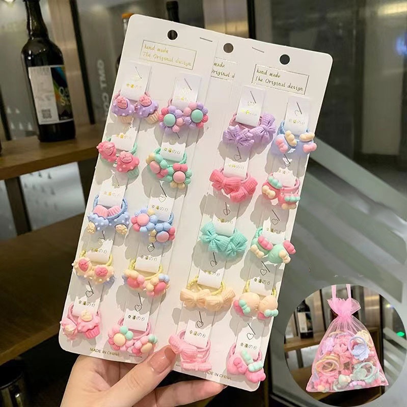 Túi dây buộc tóc loại nhỏ xinh dành cho các bé gái