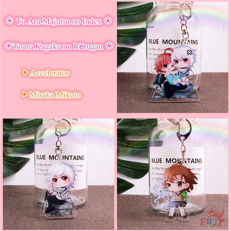 &gt;Ready Stock&lt; ❀ To Aru Majutsu no Index &amp; Toaru Kagaku no Rērugan Móc khóa ❀ Cosplay KeyRing Pendant Gifts