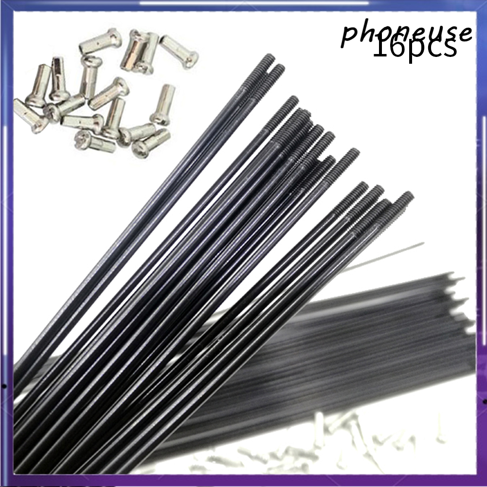 Bộ 16 Ống Thép Trang Trí Căm Xe Đạp 251mm - 269mm