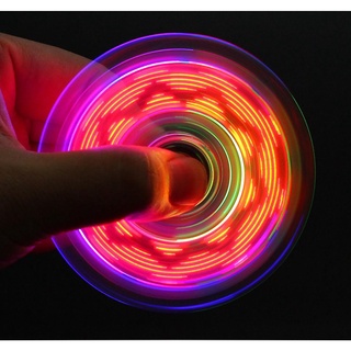 Con Quay Đèn Led Spinner Trong Suốt