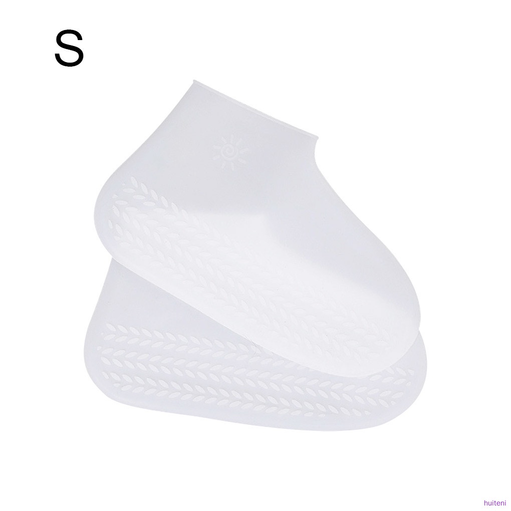 Vỏ Bọc Giày Đi Mưa Bằng Silicone Chống Trượt Chống Thấm Nước Tiện Dụng