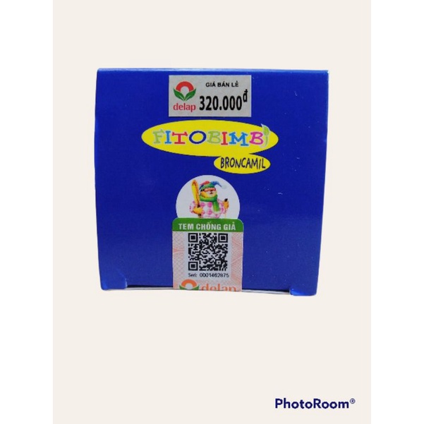 Fitobimbi Broncamil thảo dược giảm ho có đờm, ho viêm họng