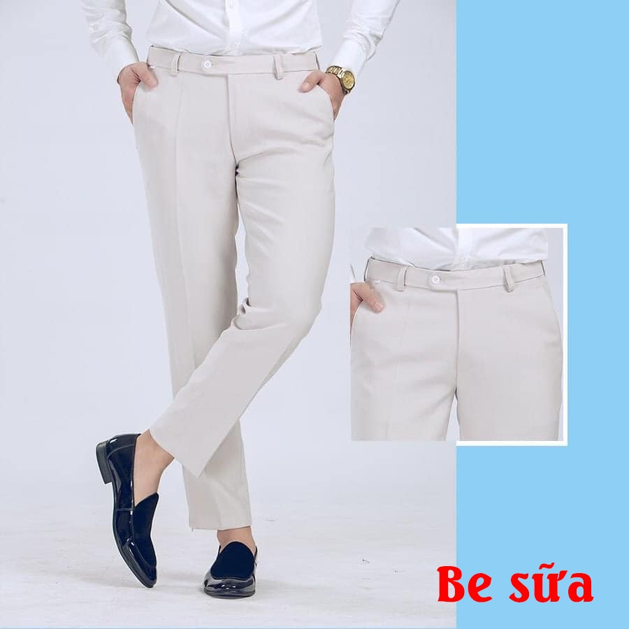 Quần âu nam cao cấp lịch sự chống nhăn màu đen chuẩn soái ca Hàn Quốc | BigBuy360 - bigbuy360.vn