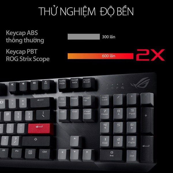 BÀN PHÍM CƠ ASUS ROG Strix Scope PBT