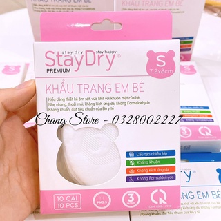 Khẩu trang em bé staydry cho bé
