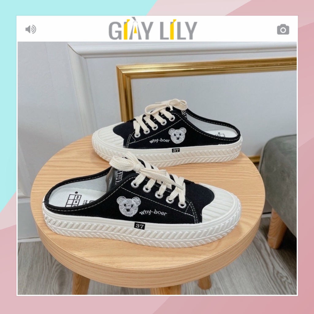 Giày sục thể thao độn đế