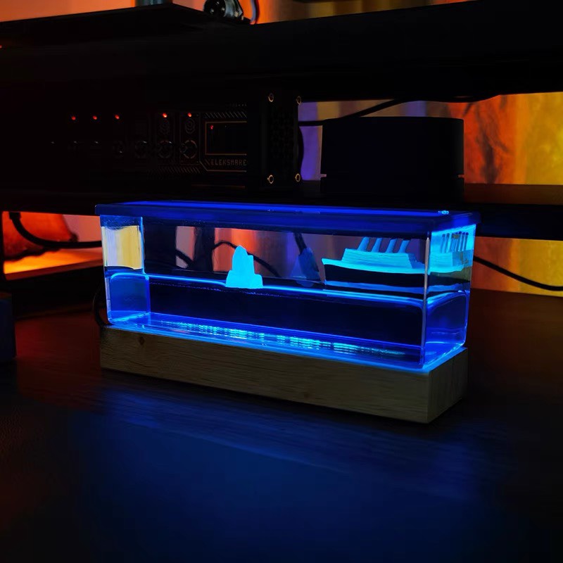 Mô Hình Tàu Titanic,Thuyền, Phong Thủy Trang Trí Để Bàn Học Làm Việc Phòng Tiểu Cảnh Máy Tính Xe Ô Tô