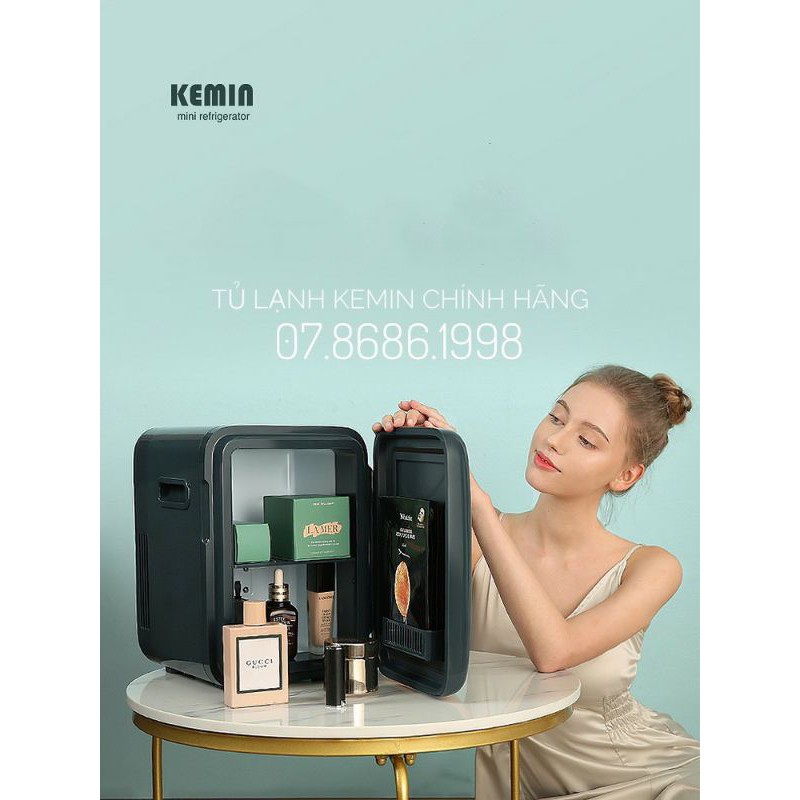 Tủ lạnh mini kemin 10L chính hãng có bảo hành