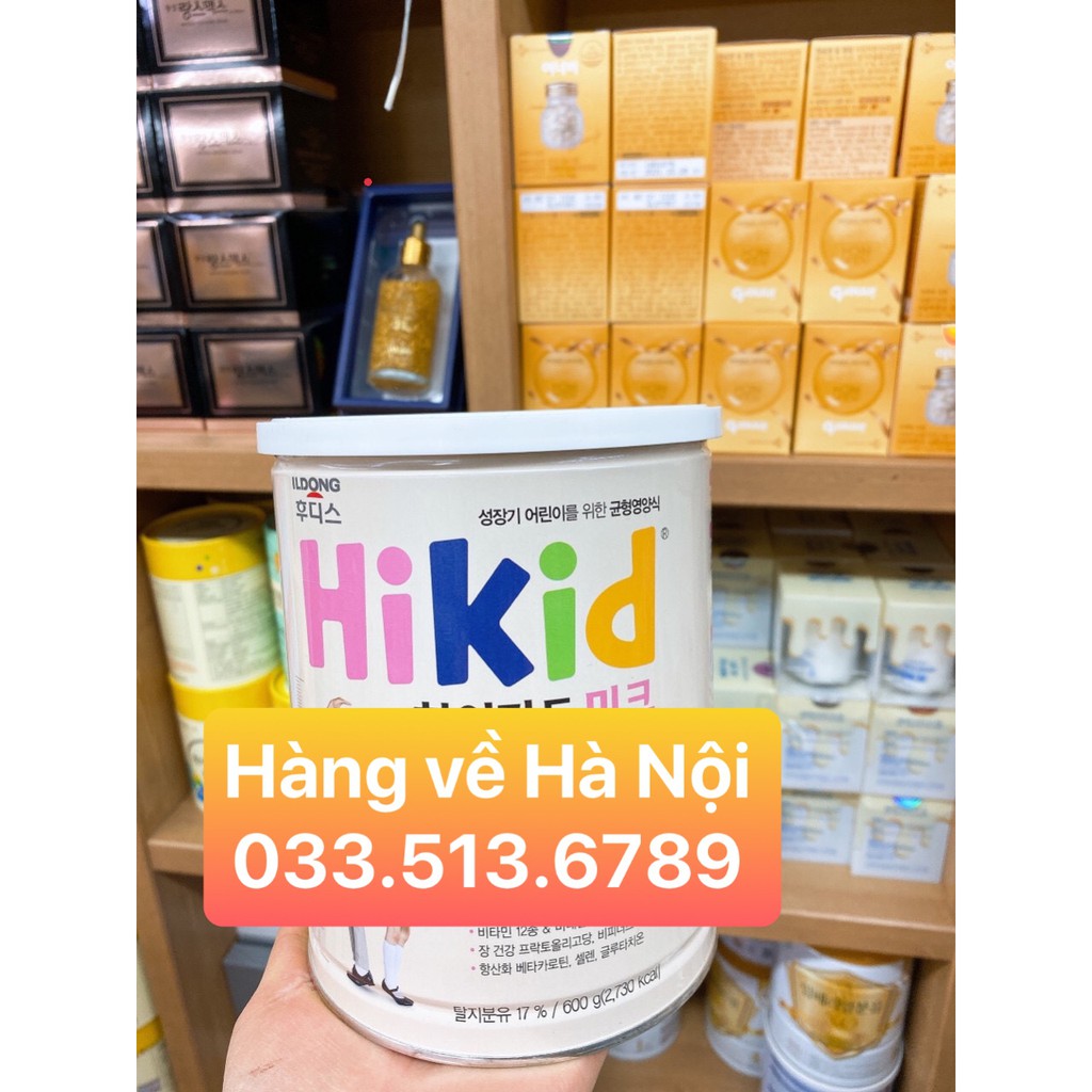 Sữa Hikid Nội địa Hàn Quốc 600g