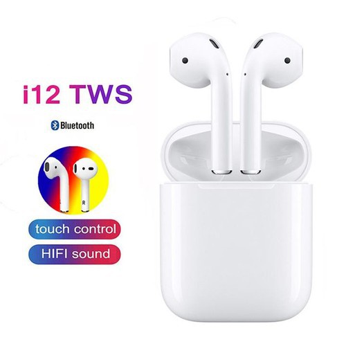 Airpods i12s V5.0 Phiên Bản Mới Nhất kết nối BLUETOOTH Cao Cấp