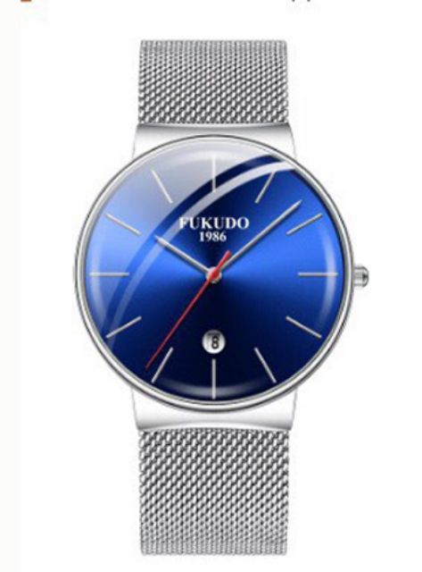 Đồng Hồ Nam FUKUDO S86 Mặt Xanh Độc Đáo, Dây Thép Không Gỉ Cao Cấp Chính Hãng | BigBuy360 - bigbuy360.vn