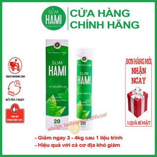 Viên Sủi Slim Hami Chính Hãng Giảm Cân Nhanh Cấp Tốc detox giảm béo viên uống không phải thuốc giảm cân