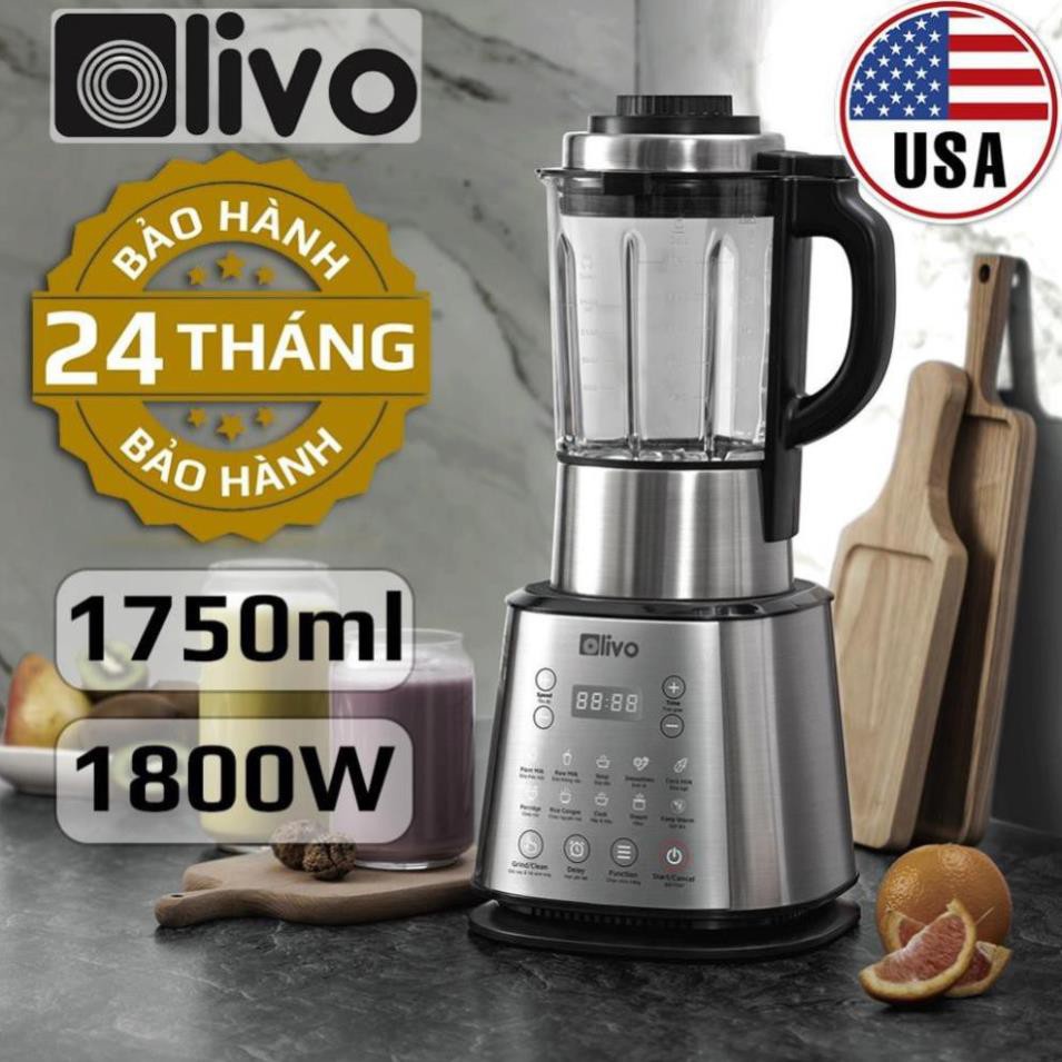 FamiShop Máy Làm Sữa Hạt OLIVO X20 - Nấu Sữa Hạt, Xay Sữa Hạt, Làm Sữa Thảo Mộc Đa Năng