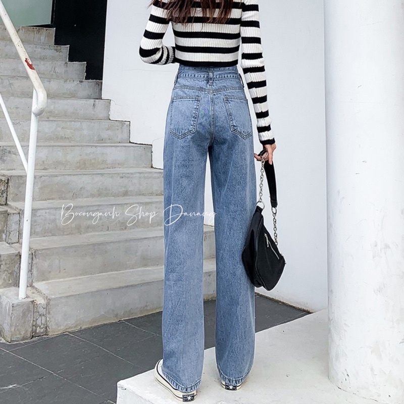 Quần Jean Ống Rộng 2 cúc #1340 1681226 Hàng Quảng Châu
