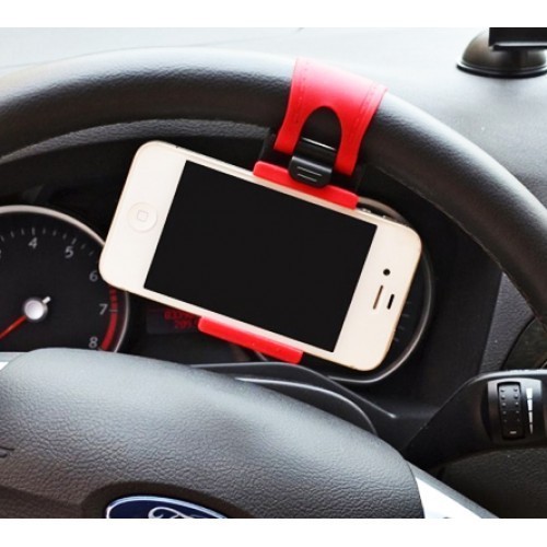 GIÁ ĐỠ, KẸP ĐIỆN THOẠI GẮN TRÊN VÔ LĂNG XE HƠI - ÔTÔ QY1