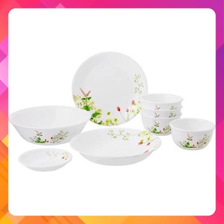Combo chén dĩa thuỷ tinh Mỹ Corelle Provence Garden 8 món 8-PVG