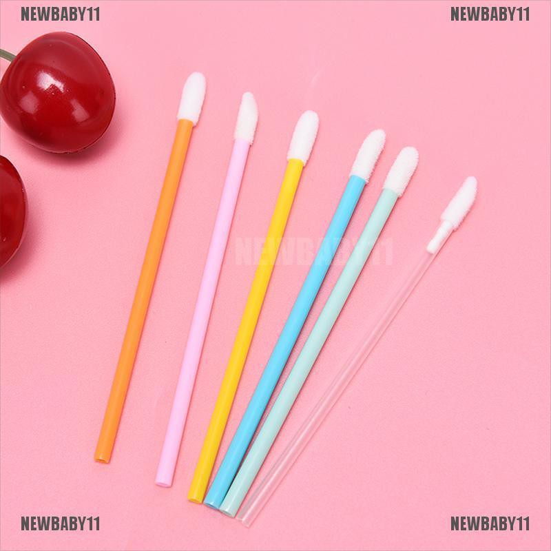 [Hàng mới về] Set 50 cọ trang điểm môi dùng một lần tiện lợi