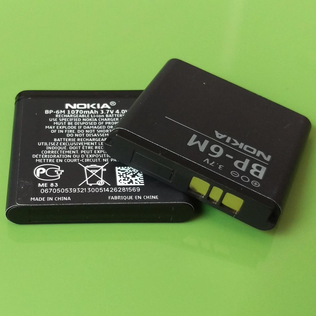 Pin zin 6M Cho Đện Thoại Nokia 6233 / 6234 / 9300 / N73 / N93