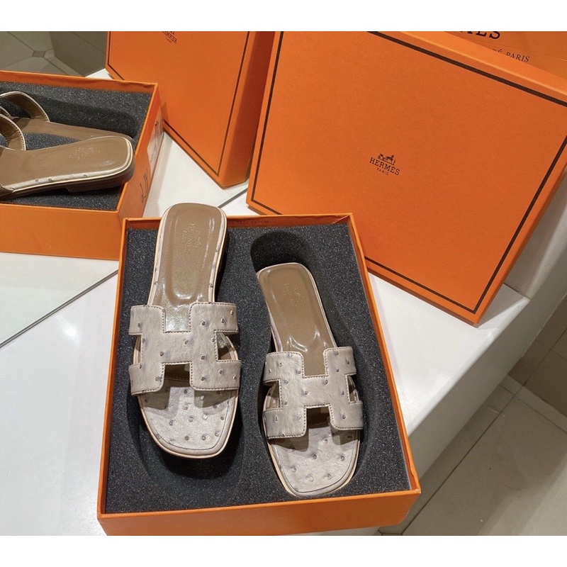 Dép lê Hm da mịn chấm fullbox