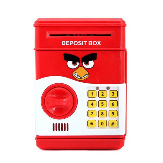 Đồ chơi két sắt mini đựng tiền thông minh mở bằng mật mã hình Angry bird (giá giảm rẻ Othời trang